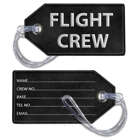 FLIGHT CREW-BagTag(BLACK)