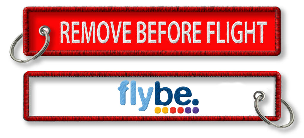 Flybe-Remove Before Flight keyring(Old Logo)
