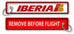 Iberia-Remove Before Flight(Old Logo)