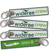 Wideroe Dash 8 Embroidered Tag