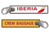 Iberia Logo Crew Baggage Keyring