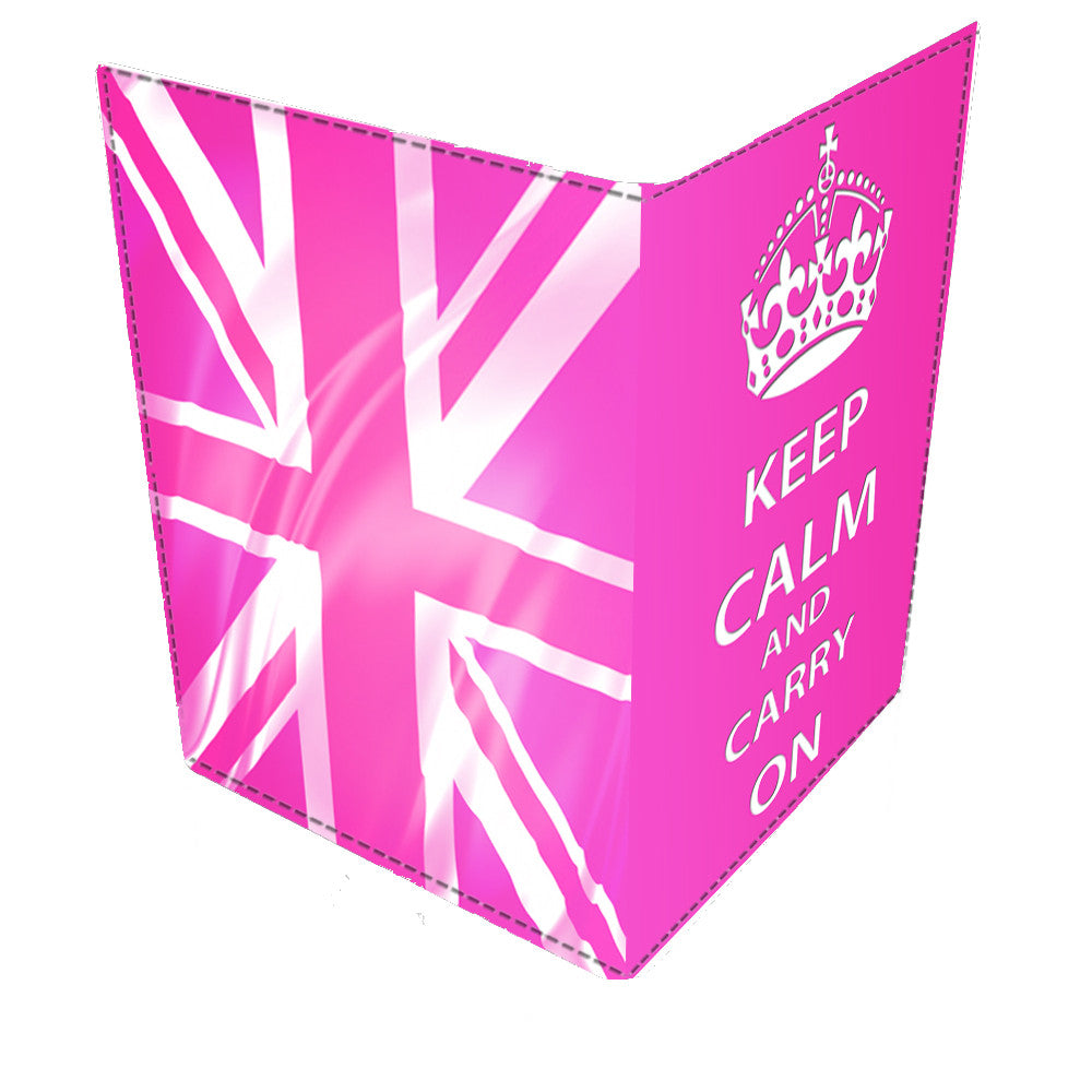 Keep Calm And Carry On Passport Cover