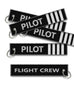Pilot 4 Bars Flight Crew SILVER-Keychain