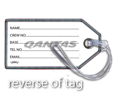 Qantas Crew- Embroidered Tag