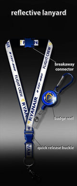 Ryanair B737-800 Flight Crew (REFLECTIVE Lanyard)