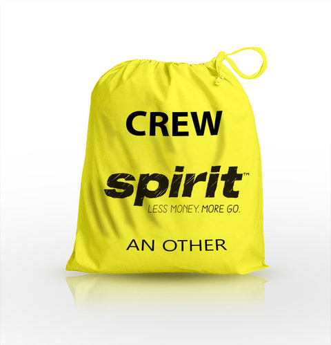 Spirit Airlines Crew-Personalised Shoe Bag