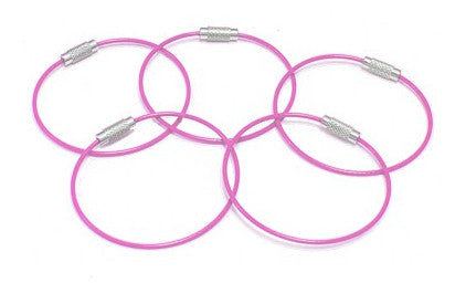 Steel Cable Loops-PINK