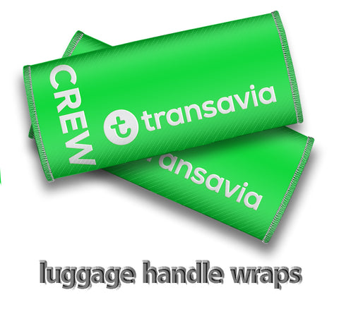 Transavia Crew Luggage Handles Wrap