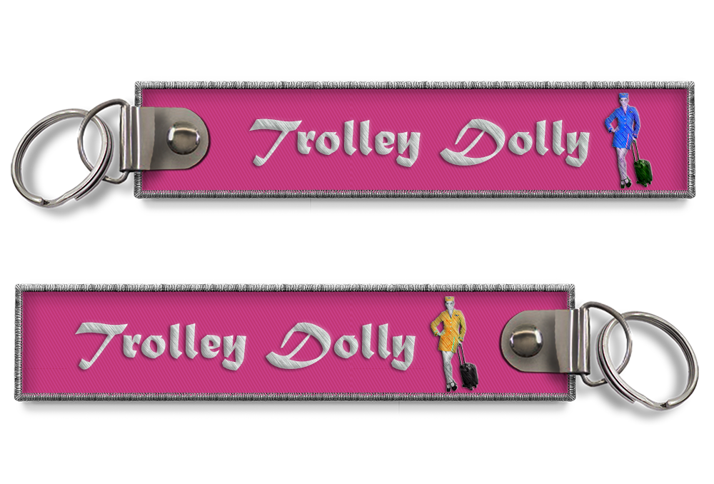 Trolley Dolly Keychain