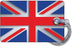 UK-Union Jack Flag - SILVER