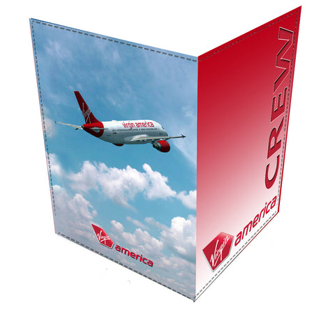 Virgin America-Crew Passport Cover