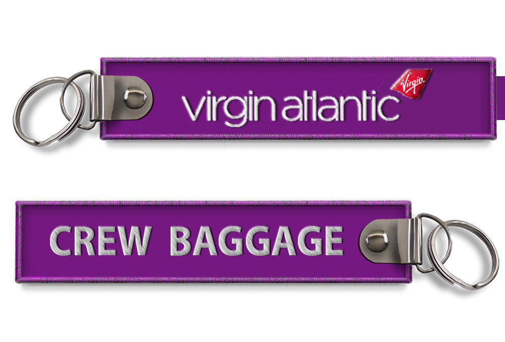 Virgin Atlantic Crew Baggage Keychain