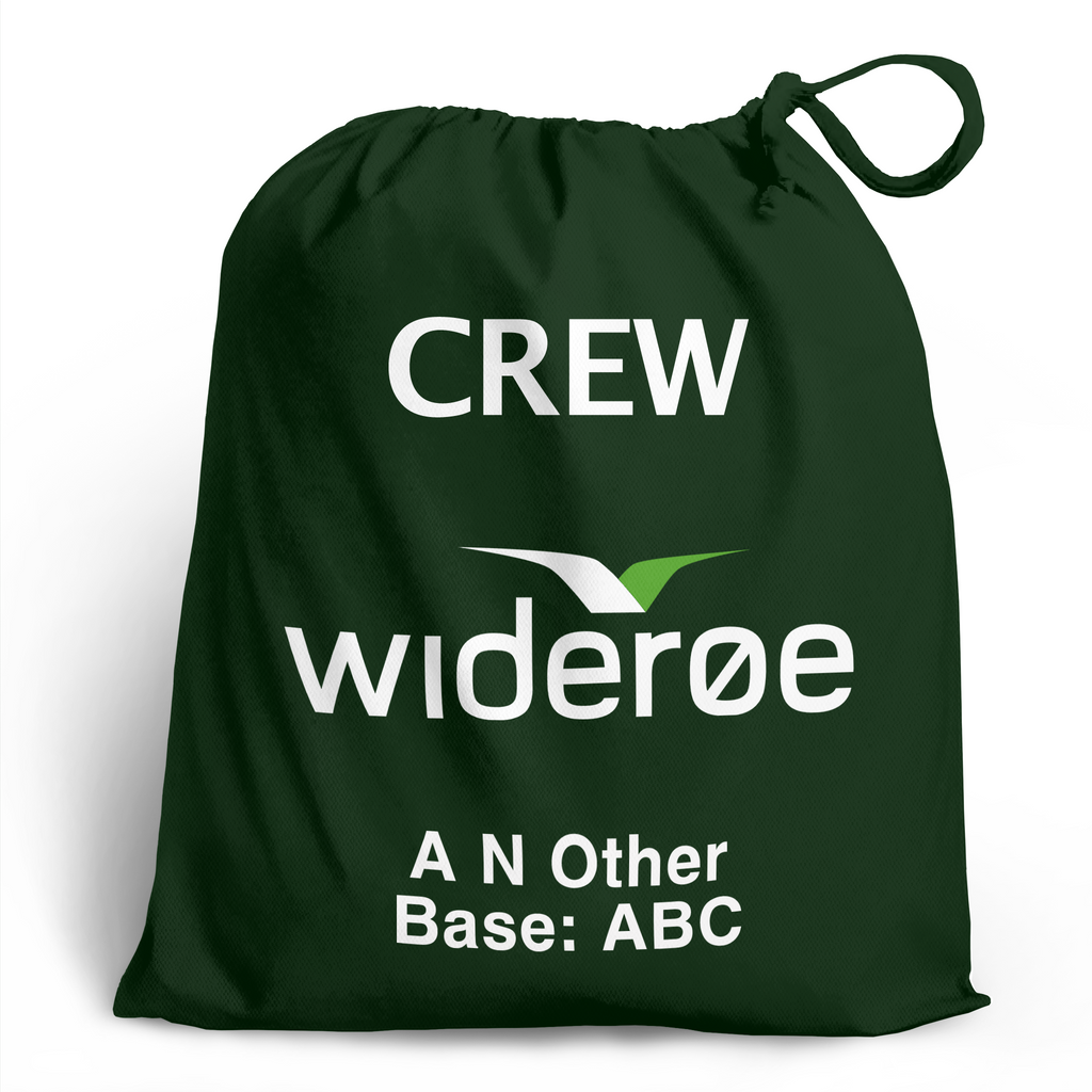 Wideroe Crew-Personalised Shoe Bag